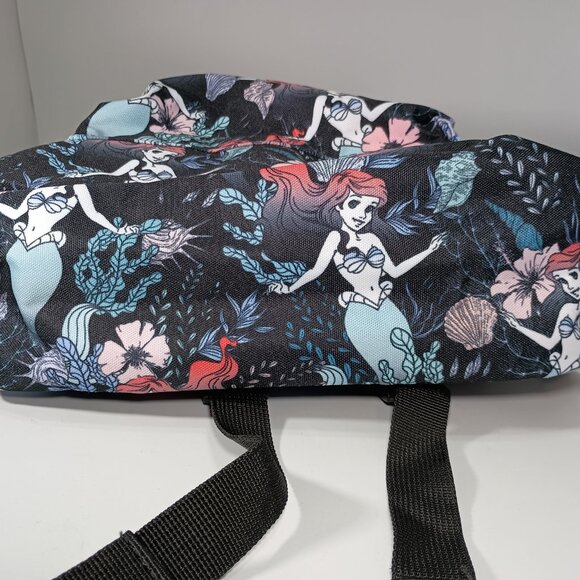 Loungefly Little Mermaid Full Size Backpack Disney Black Retired Collectible - Picture 10 of 10
